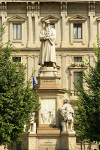 Leonardo da Vinci Statue, Milan