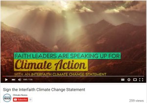 Faith leaders are speaking up for climate action