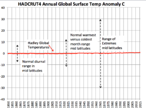 Annual global surface temperature anomaly large Y-axis
