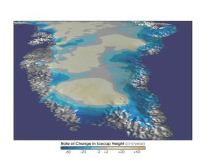 Greenland losing all its ice is geophysically impossible on millennial time scales, since it has to melt. Not something to worry about at all on centennial time scales, even as an implausible black swan or dragon king.