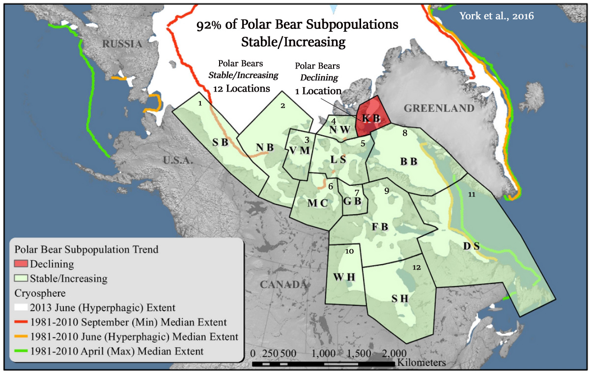 Yes, Virginia, the polar bears are alive and well. Just ask the Inuit.