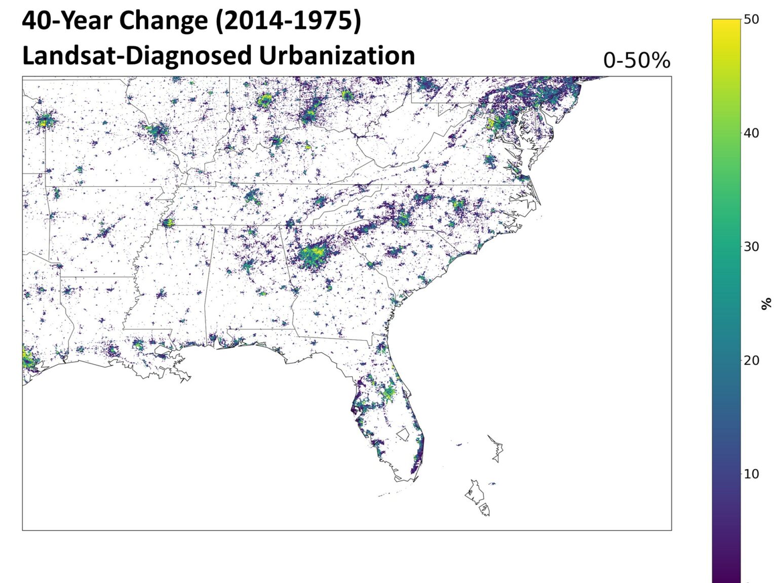 De-Urbanization of Surface Temperatures with the Landsat-Based “Built-Up” Dataset