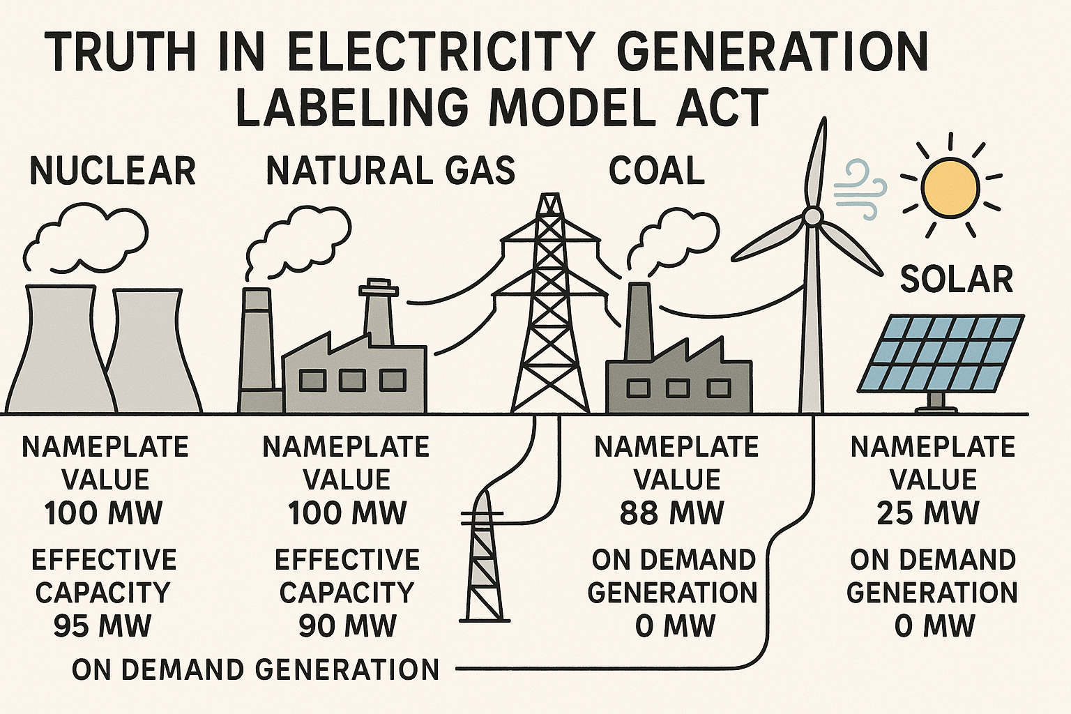 Truth in Electricity Generation Labeling Model Act